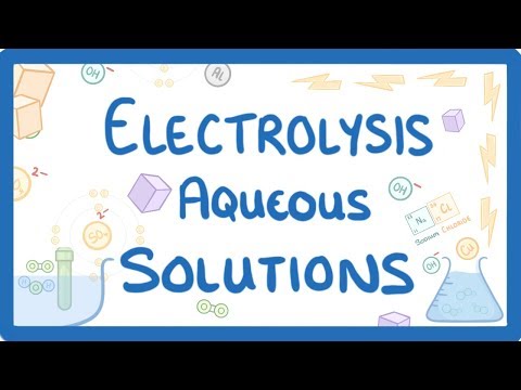 GCSE Chemistry - Electrolysis Part 3 - Aqueous...