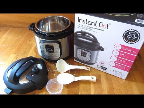 Instant Pot DUO Mini | 3 Quart Detailed View and Size Measurements | 7-1 DUO Series