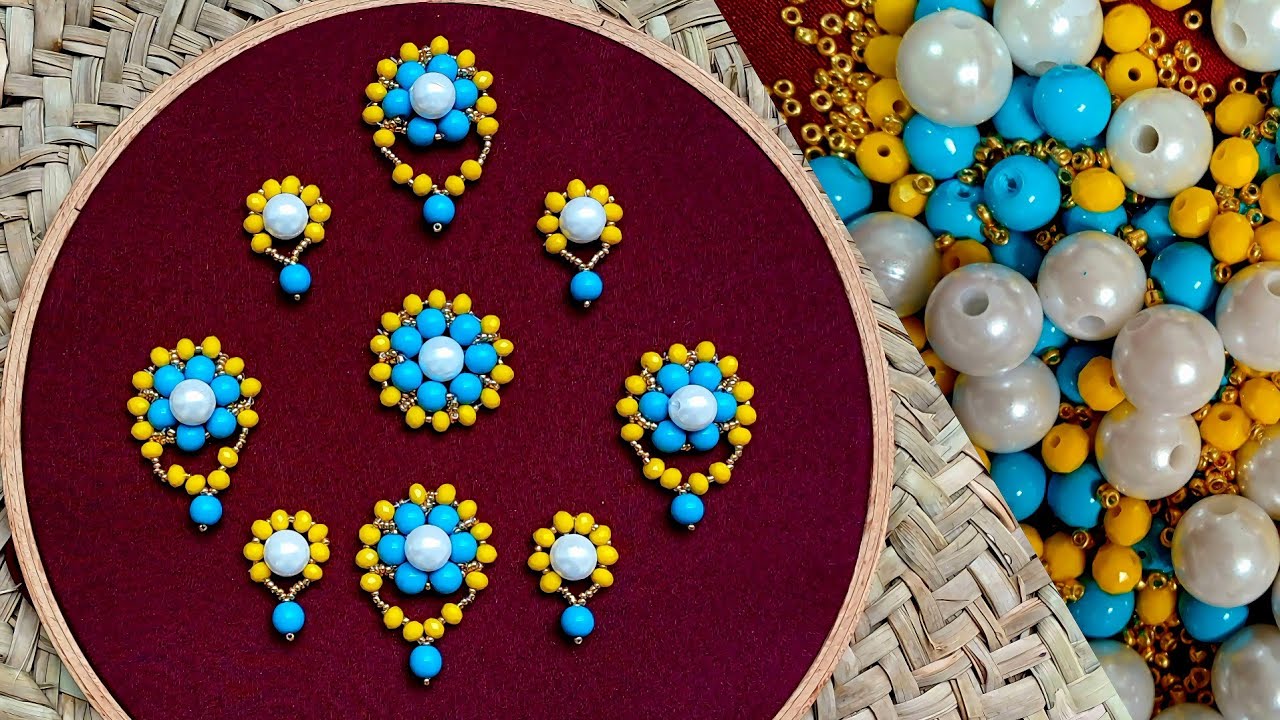 A beautiful and new and practical flower design for decorating clothes#diy