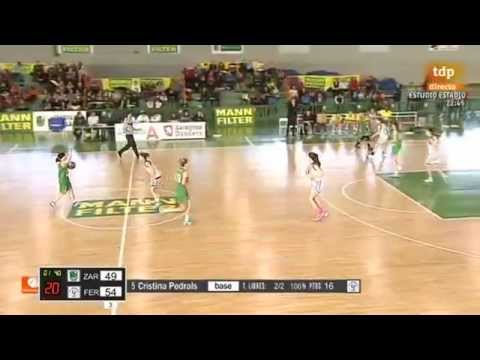Mireia Vila - 20 puntos (6/8 triples) en Mann Filter 62 - Uni Ferrol 69   (23.02.2015)