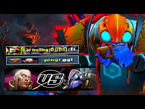 SPAMMER INVOKER MEET LENS TINKER | DOTA 2 TINKER GAMEPLAY