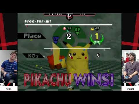 SSC 2017 - Horbie (Kirby) Vs. Shalaka (Pikachu) SSB64 Division 1 Pools