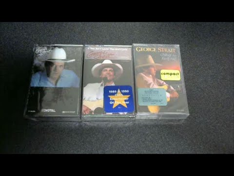Opening THREE Sealed George Strait Cassettes! | 1980's/1990's Country
