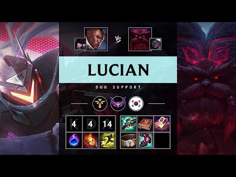Lucian Support vs Ornn - KR Master Patch 25.11