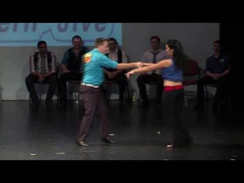 LeStep Brisbane 2012 Modern Jive Championship Finalists - Anthony & Jess