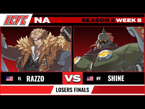 Razzo (Leo) vs Shine (Potemkin) Losers Finals - ICFC GGST NA Season 2 Week 8