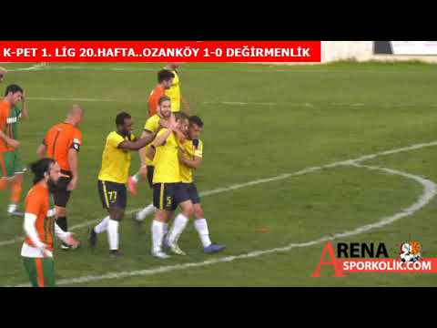 K-PET 1.LİG 20.HAFTA... OZANKÖY 1-0 DEĞİRMENLİK