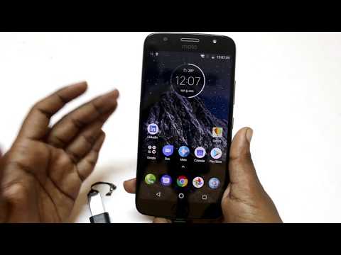 How to copy files to Pen drive in moto G5S plus without Any app