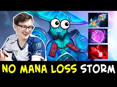 NO MANA LOSS Storm Spirit — Miracle found another IMBA