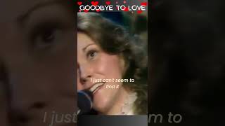 Carpenters GOODBYE TO LOVE Live #70smusic #carpenters #goodbyetolove #karencarpenter #lovesong