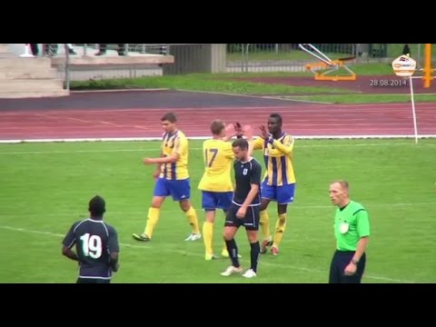 28.08.14_ CHEIKH DIAGNE scores  2 goalS vs FC JURMALA_video sportacentrs.com