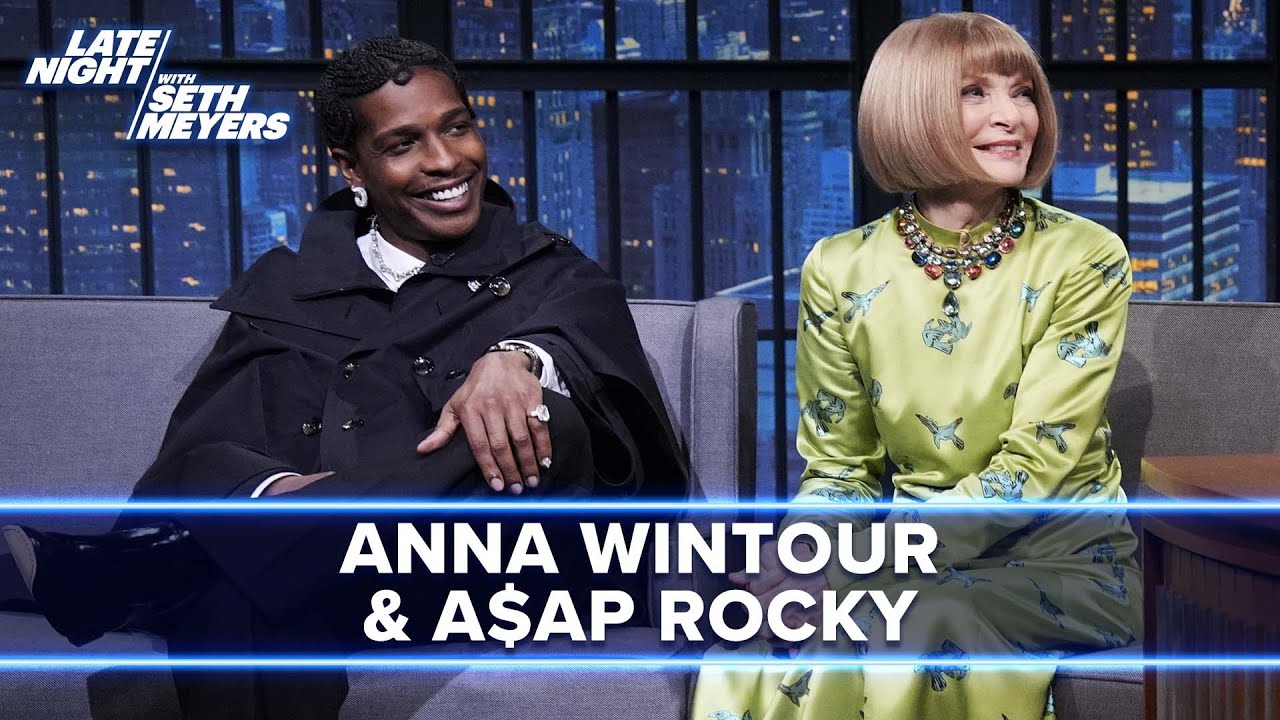 Anna Wintour and A$AP Rocky Break Down Iconic Met Gala Looks, Talk Vogue Covers and Gala After-Party - YouTube