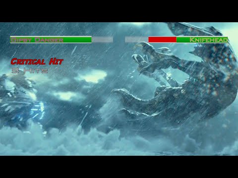 Gipsy Danger vs Knifehead...with healthbars