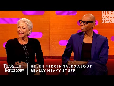 ヘレン・ミレンが本当に重いものについて語る｜グラハム・ノートン・ショー｜10月4日午後11時｜BBCアメリカ (Helen Mirren Talks About Really Heavy Stuff | The Graham Norton Show | October 4, 11pm | BBC America)