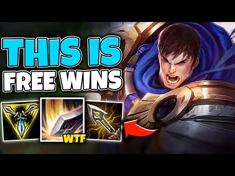 WTF?! GAREN MID IS THE ULTIMATE COUNTER TO ASSASSINS! (UNREAL Q DAMAGE) - League of Legends