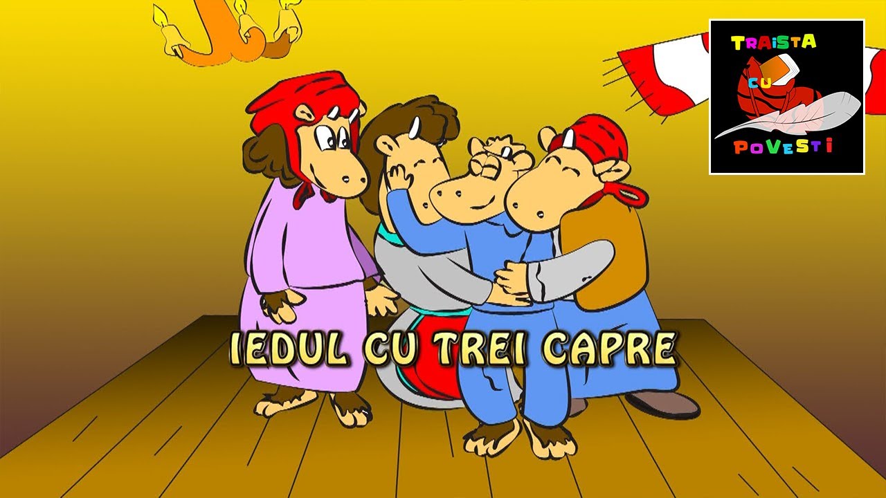 Iedul Cu Trei Capre ?? Poveste Colorata