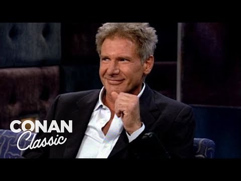 Conan Accidentally Closed An Elevator Door On Harrison Ford | Late Night with Conan O’Brien