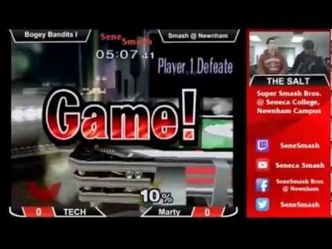 Bogey Bandits I - TECH(C. Falcon) Vs. Marty(Marth) - Melee - Semifinals