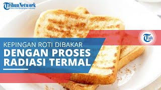 Toast, Kepingan Roti yang Dibakar atau Dipanggang dengan Proses Radiasi Termal