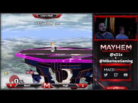 Mayhem July 2015 LF: MacD (Peach) vs HugS (Samus)