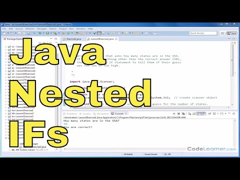 Learn Java Programming Exercise 05x Nested If Statements