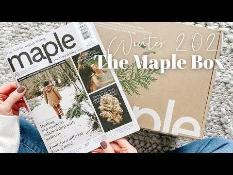 The Maple Box Unboxing Winter 2021