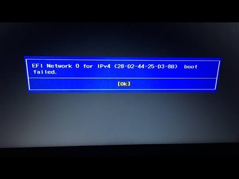 Mengatasi EFI network 0 for IPv4 boot Failed Lenovo