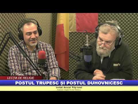 “Lecţia de religie” – Postul trupesc și postul duhovnicesc