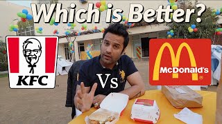 McDonald's VS KFC India | Which is Better?