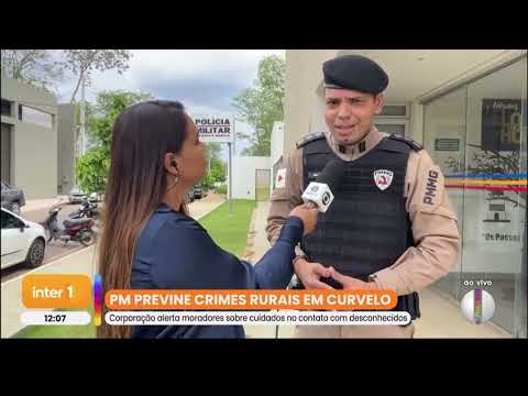 Polícia Militar previne crimes na zona rural de Curvelo