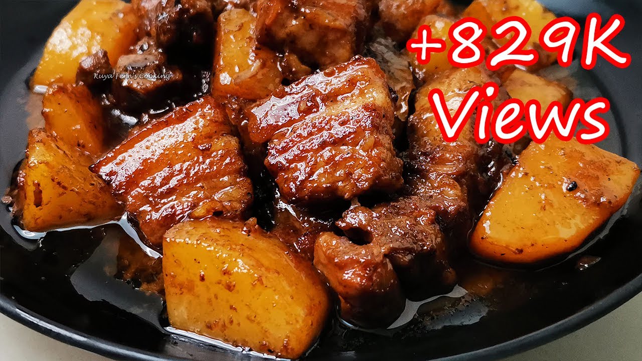 THE SECRET TO MAKE THE BEST "MELT IN YOUR MOUTH KILLER PORK ADOBO WITH POTATOES"!!!