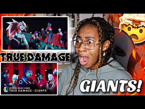 TRUE DAMAGE- GIANTS REACTION!! 🔥😳 (FIRST LISTEN) League of Legends | Favour