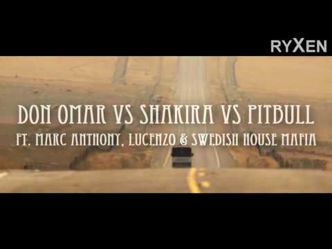 Don Omar vs Shakira vs Pitbull - Danza Rabiosa Kuduro ft. Marc Anthony/Lucenzo/SHM