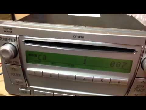 CT-W58 Toyota 08600-00H30 Fujitsu Ten 123001-14800131 富士通テン