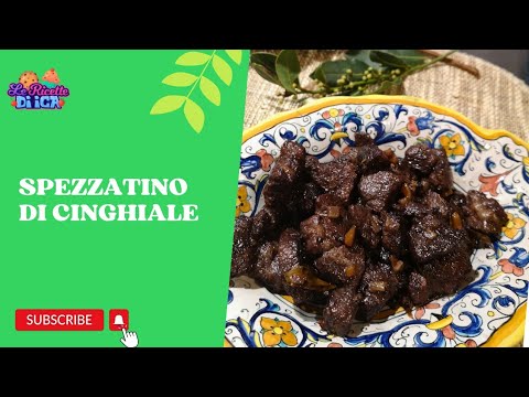 SPEZZATINO DI CINGHIALE 🐗 COME CUCINARE IL CINGHIALE, RICETTA