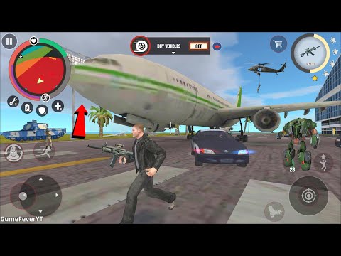 Stone Giant (Giant man on Airport) Stones Thorns on Huge Airplane - Android Gameplay HD