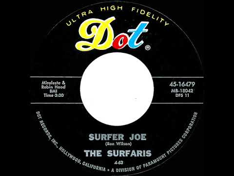 1963 HITS ARCHIVE: Surfer Joe - Surfaris (Ron Wilson, vocal)