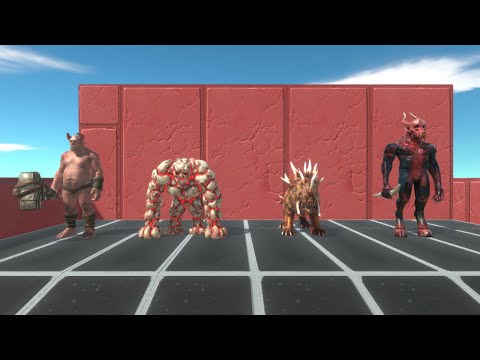 Infernals Middle Strong death Run in Impossible Maze ARBS / animal revolt battle simulator