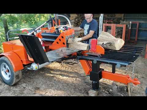 50 ton log splitter  Lil 50 in action