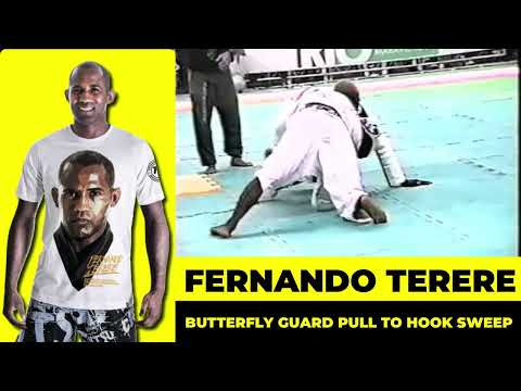 Fernando Terere Butterfly Guard Sweep Vs Rodrigo Feijao