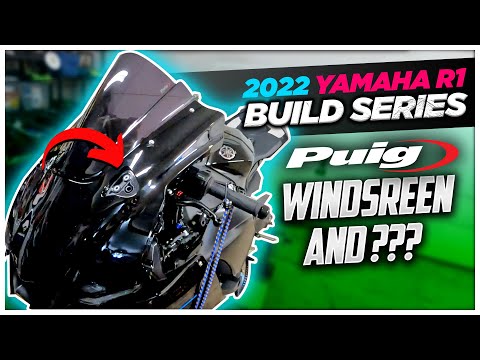 Yamaha R1 Puig Racing Windscreen and a Surprise from Rizoma!
