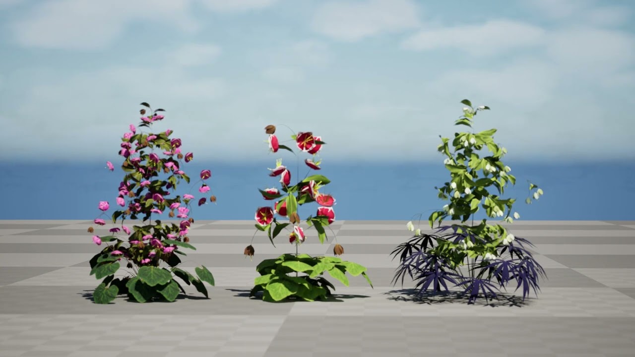 British Hellebores 3D Plant Collection 3D Model