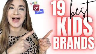 Best Used Kids Clothing Brands To Resell Online | BOLOs Clothes to flip on eBay, Poshmark, Mercari