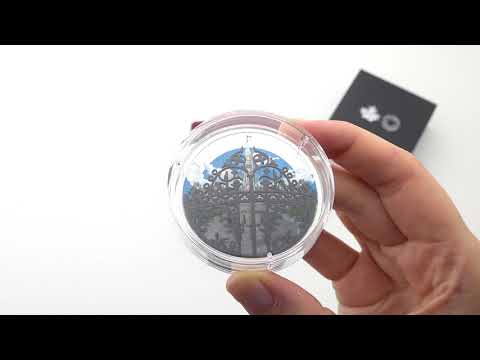 Unboxing with 2 oz. Pure Silver Coin - The Queen's Gate: Formal Entrance to Parliament Hill