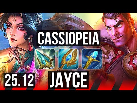 CASSIOPEIA vs JAYCE (TOP) | Comeback, 66% winrate, 19/5/6 | KR Master | 25.12