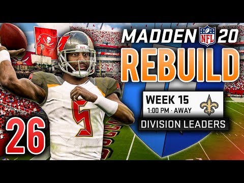 Madden 20 Franchise Rebuild Ep.26 - Rematch vs Saints Could Decide Division Title
