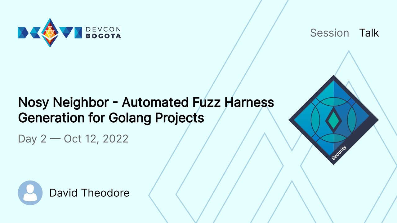 Nosy Neighbor - Automated Fuzz Harness Generation for Golang Projects preview