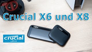 Crucial X6 und X8 - portable Speicherlösungen im Test