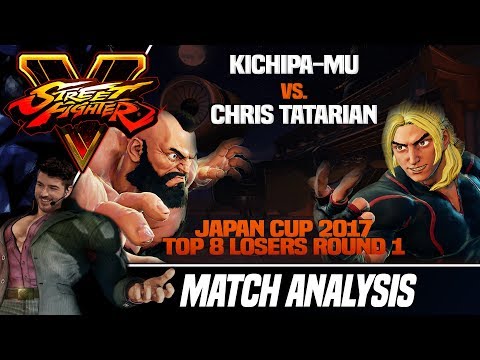 SFV Match Analysis: Japan Cup 2017 - Kichipa-mu vs. Chris Tatarian