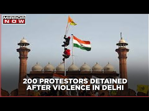 Delhi Police detains 200 protestors for causing mayhem in Delhi